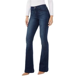 Sofia Jeans by Sofia Vergara Melisa High Rise Flare Size 14. Dark wash denim